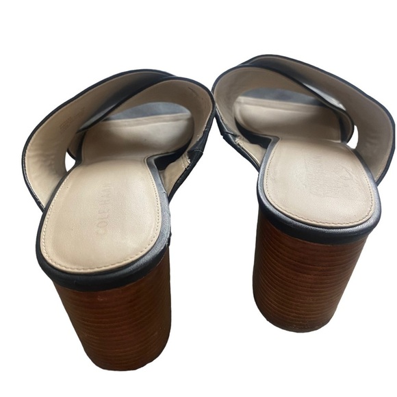 Cole Haan women’s leather block heel crisscross sandals black size 9B - Picture 7 of 15